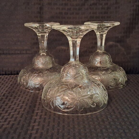 3 ea Princess House Fantasia Margarita Glasses - Picture 6 of 10
